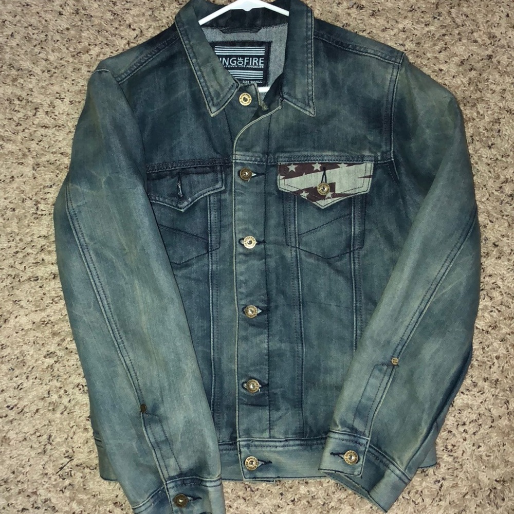 Ring of Fire denim jacket in good condition.